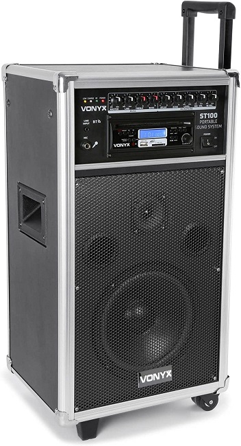 Vonyx ST-100 MK2 Sistema de Sonido PA portátil Bluetooth