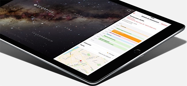 Muestre dos aplicaciones al mismo tiempo en la pantalla del iPad Pro en iOS 9