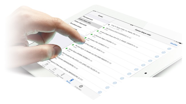 Copiar monitoreo en iPad
