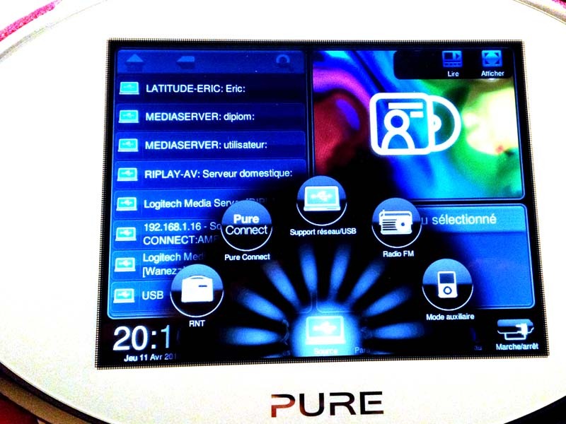Pure Sensia 200D Connect - pantalla táctil - sintonizador de radio de triple recepción