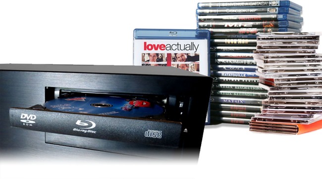 Destripador todas sus películas en DVD y Blu-ray en un servidor de audio y video de varias salas
